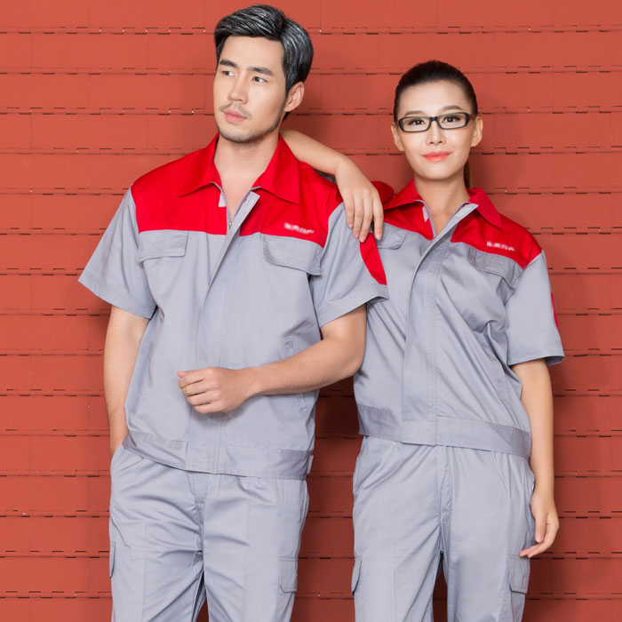 東風(fēng)日產(chǎn)短袖工作服 汽車4S店夏季工裝 JL-QX019