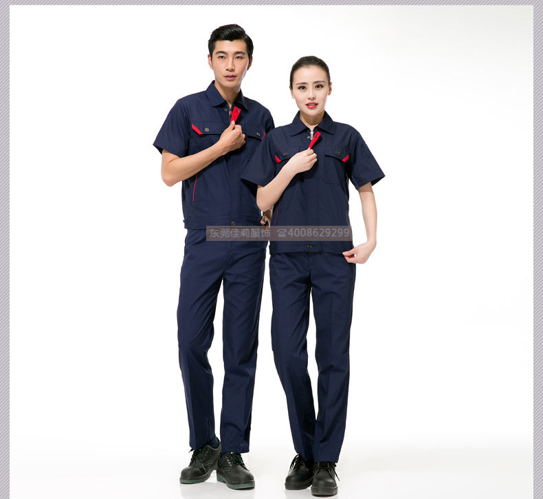 倉(cāng)儲(chǔ)包裝夏季工作服效果展示01