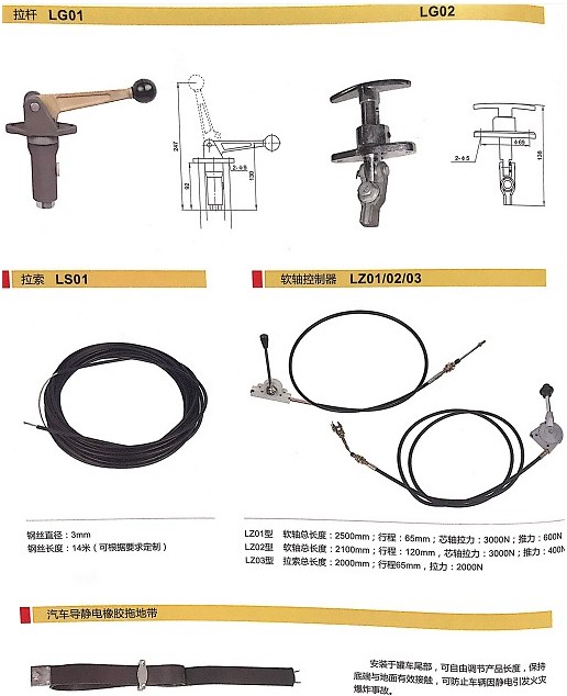 浙江嘉隆拉桿_拉索_軟軸控制器_汽車(chē)導(dǎo)靜電橡膠拖地帶 浙江嘉隆拉桿_拉索_軟軸控制器_汽車(chē)導(dǎo)靜電橡膠拖地帶